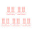 20 Pcs Baby Bed Standing Rings Pull Toy For Newborn 3