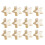 80Pcs Golden DIY Star Shape String Beads Jewelry Making Kit 1