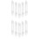 12Pcs Durable ABS Lip Gloss Tubes Empty with Wand for Lip Balm DIY 7