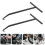 6Pcs Durable Steel Spring Hook Puller for Motorbike Accessories Black 8