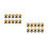 20Pcs Rivet Studs Sunflower Screw Fasteners Durable Brass 4