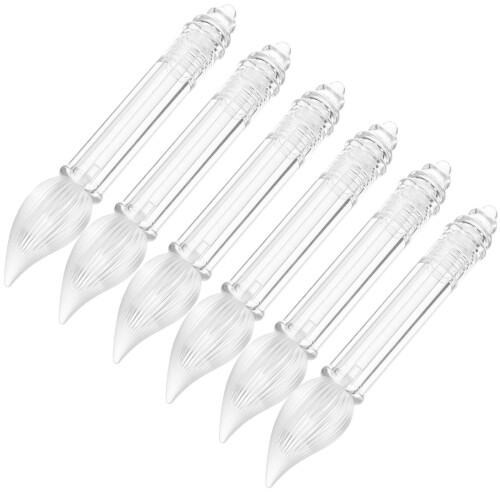 12Pcs Durable ABS Lip Gloss Tubes Empty with Wand for Lip Balm DIY 2