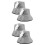 4 Pcs Felt Sauna Hat For Absorption And Portability 7