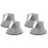 4 Pcs Felt Sauna Hat For Absorption And Portability 4