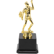 2Pcs Creative Badminton Trophy Model Durable Plastic Kids Decoration