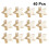 80Pcs Golden DIY Star Shape String Beads Jewelry Making Kit 7