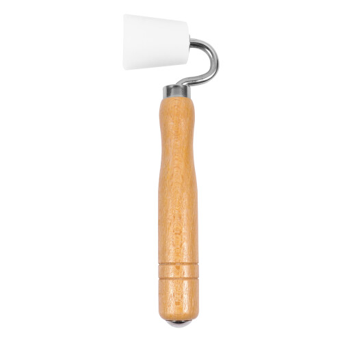 2Pcs White Wooden Handle Wallpaper Roller for Seam and Construction