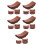 30Pcs Brown Wood Chopstick Holder Creative Chopstick Rest for Kitchen 4