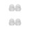 4Pcs Transparent Fruit Growing Mold Plastic for Melon Home DIY Shaping 6