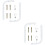 2 Bracket Universal Projector Screen Brackets Hooks Mount 5