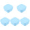 5Pcs Silicone Food Container With Lid Bento Lunch Box 3
