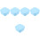 5Pcs Silicone Food Container With Lid Bento Lunch Box 5