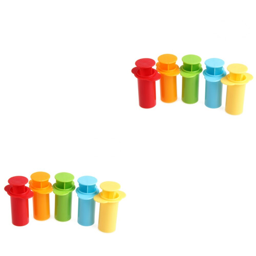 10 Pcs Dough Tools Kit With Clay Models Diy Assorted Designs For Kids 2