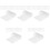 5pcs Chic Coat Hooks Wall-Mounted Hooks Heavy Duty Zinc Alloy Multi-Purpose Organizer 3