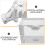 Funny Winner Trophy White Crystal Transparent 1set 5