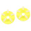 4Sets Yellow Nail Practice Stand for False Nails Nail Art Salon Use 6