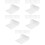 5pcs Chic Coat Hooks Wall-Mounted Hooks Heavy Duty Zinc Alloy Multi-Purpose Organizer 7