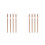 8Pcs Professional Durable Concealer Pen Brown Plastic for Dark Circles 5