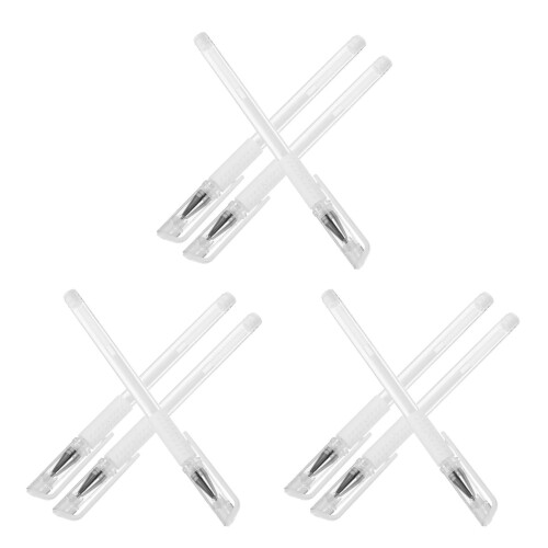 9Pcs Durable Transparent Skin Markers for Eyebrow Microblading Use 1