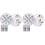 2pcs Remote Control Night Light White 4