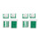 2 Sets Diy Miniature Doors Windows: Resin Model For Tiny House 8