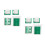 2 Sets Diy Miniature Doors Windows: Resin Model For Tiny House 9