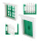 2 Sets Diy Miniature Doors Windows: Resin Model For Tiny House 3