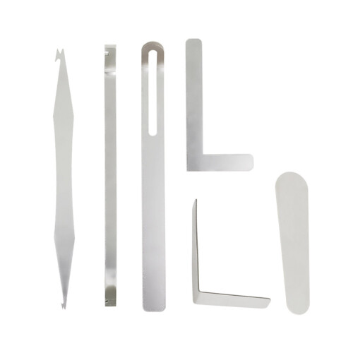 1Set Durable Sax Repair Tools Kit Silver Ergonomic Design