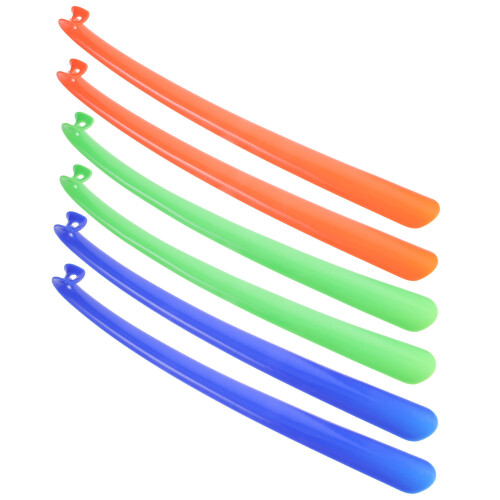 3 Count Shoe Horns Extra Long Boot Take Off Helper Plastic Shoehorns 1