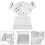 Funny Winner Trophy White Crystal Transparent 1set 8