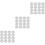 48Pcs Accurate White Universal Bubble Level for Precise Measuring 5