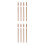 8Pcs Professional Durable Concealer Pen Brown Plastic for Dark Circles 8