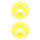 4Sets Yellow Nail Practice Stand for False Nails Nail Art Salon Use 7