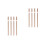 8Pcs Professional Durable Concealer Pen Brown Plastic for Dark Circles 6