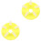 4Sets Yellow Nail Practice Stand for False Nails Nail Art Salon Use 5
