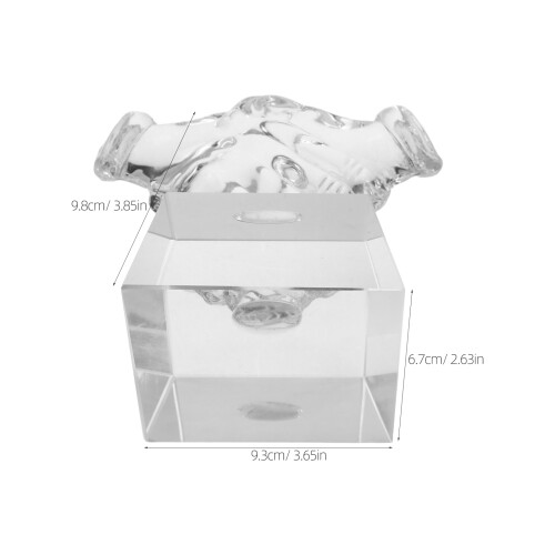 Funny Winner Trophy White Crystal Transparent 1set 1
