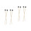 8 Pcs Marimba Drumsticks Rubber Mallet With Wood Handle 4