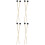 8 Pcs Marimba Drumsticks Rubber Mallet With Wood Handle 5
