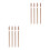 8Pcs Professional Durable Concealer Pen Brown Plastic for Dark Circles 9