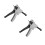 2 Pcs Glue Gun Manual Plastic Stirring Rod 2