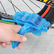 Bicycle Chain Cleaner Tool Kit with Brushes and Scrubber for Road and Mountain Bikes Blue
