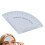 Adjustable Eyebrow Measuring Ruler for Accurate Symmetry Mapping, Professional Brow Shaping Tool 1