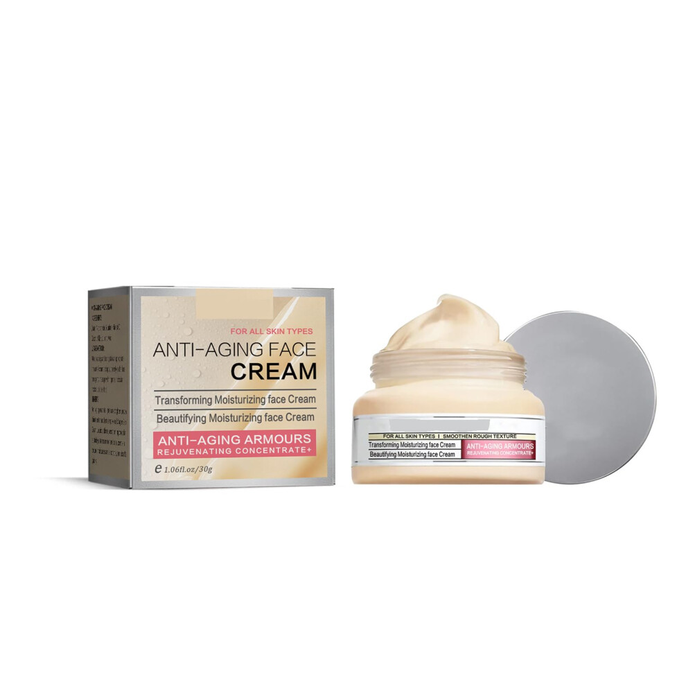 Cream Anti Aging Face With Niacinamide And Hyaluronic Acid, Deep Hydration For Wrinkles, 1.7 Oz