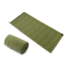 Camping Sleeping Bag Food - Travel Sleeping Bag with Zip, Lightweight Travel Towel, Army Green Storage Bag Included