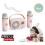 (1 Mic,pink)Cozy Home Speaker and Microphone,Mini Karaoke Machine Portable Bluetooth Speaker 1