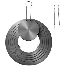 Removable Aluminum Alloy Heat Distribution Plate for Electric and Gas Stoves, 18-30 cm, Safe Handling and Fast Defrosting