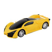 Aufladbares Gelb ABS Ferngesteuertes Sportauto im Maßstab 1:16 – 6x24x10cm