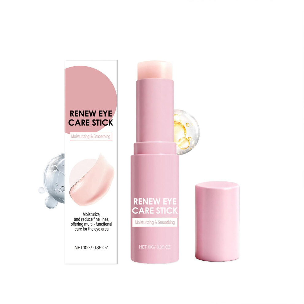 Dark Retinol Caffeine Eye Balm Stick For Circles Puffiness Fine Lines With Hyaluronic Acid Collagen 0.35Oz
