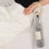 (White Handle) Stylish Resin Handle Wine Pouch Mesh And Embedded Rhinestones Bottle Versatile 2