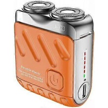 (Vibrant Orange) R-12 Luggage Electric Shaver,Mini Electric Shaver,Pocket Size Electric Shaver